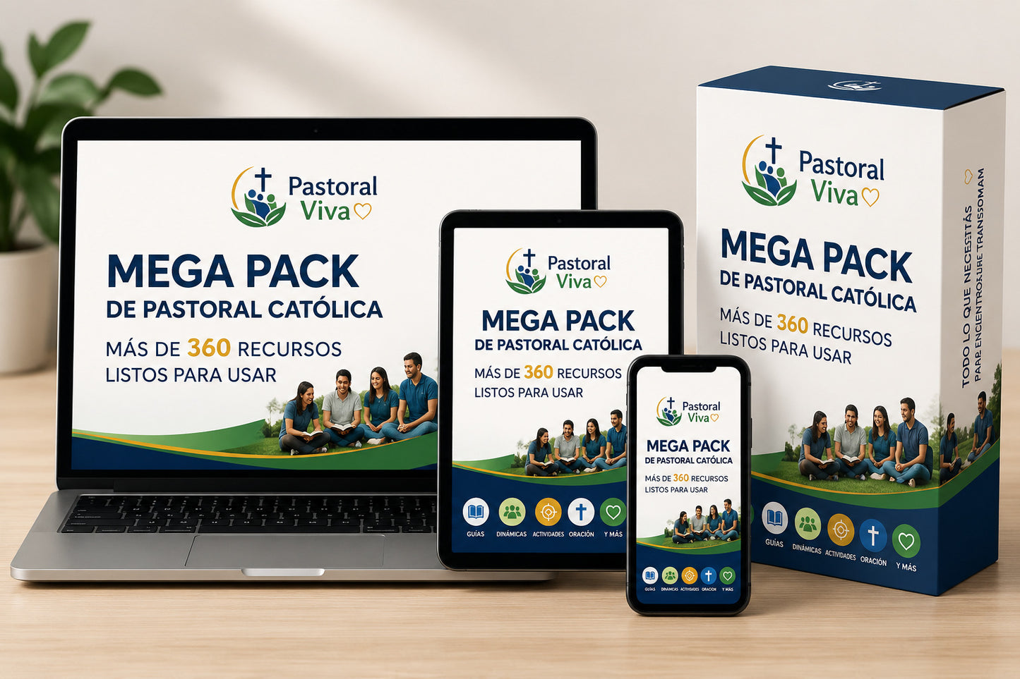 MEGA PACK PASTORAL CATOLICO +360 RECURSOS LISTOS PARA USAR